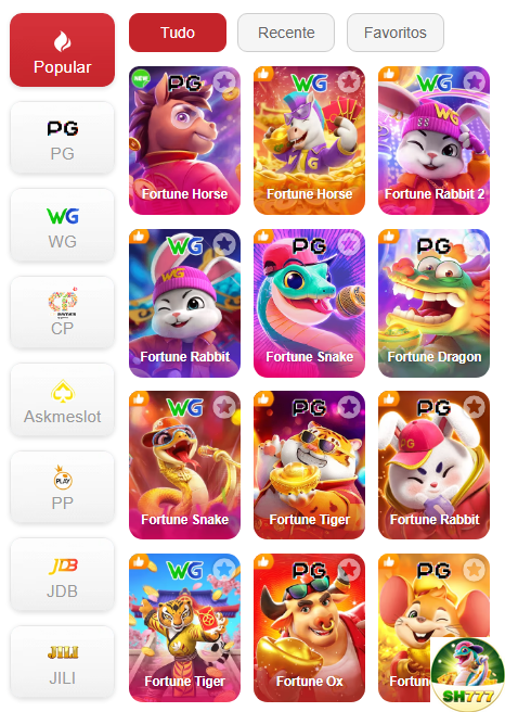 Experiência de Jogos sh777.com